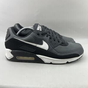 NIke Air Max 90 Running Sneakers Men Size 13 Gray Black Comfort Low Top Shoes